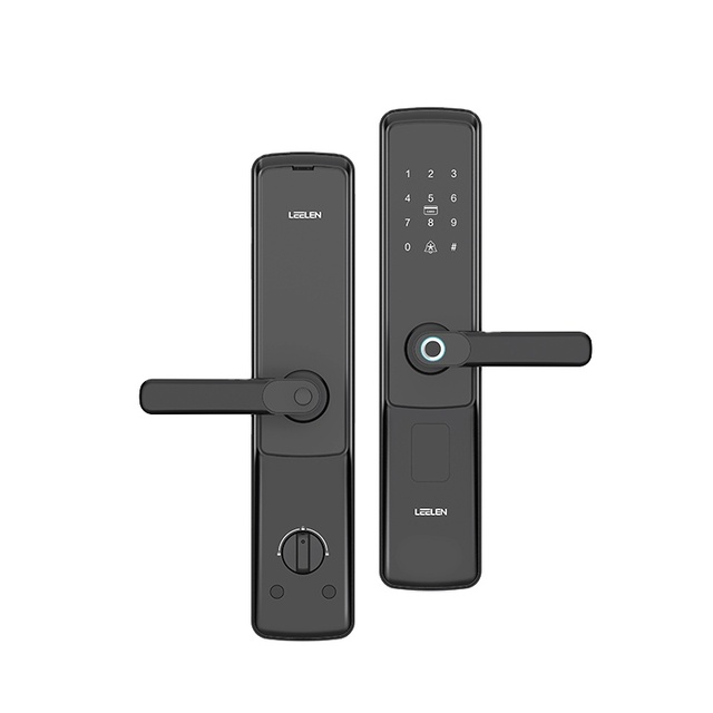 LEELEN Cerraduras Smart Home System Wifi Fingerprint Unlock Smart Deadbolt Door Lock ZigBee Security Door Lock