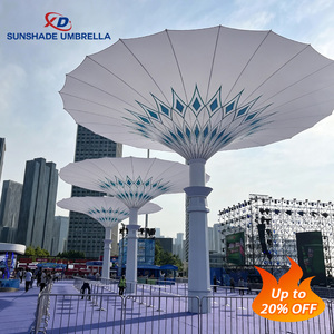 <span class=keywords><strong>Parasol</strong></span> géant électrique intelligent pour aménagement paysager, taille personnalisée, monopoteau, imperméable, anti-UV, pour extérieur - Product Image 1