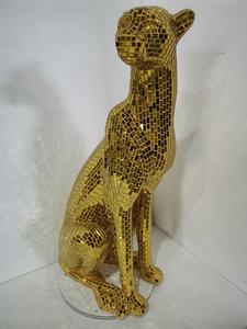 Statua di Animale Realistica in Resina Ecologica Dipinta a Mano su Misura a Grandezza Naturale con Design Personalizzato <span class=keywords><strong>Pantera</strong></span> - Product Image 2