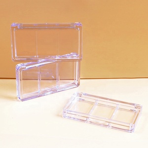 Imagic — palette de fard à paupières transparente avec miroir, carrée, 3 cellules, 6 nuances, étui compact, produit de luxe, <span class=keywords><strong>2022</strong></span> - Product Image 3