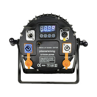 Projecteur LED sans fil étanche pour extérieur 6x18w IP65 RGBWA UV 6en1 Alimenté par batterie
