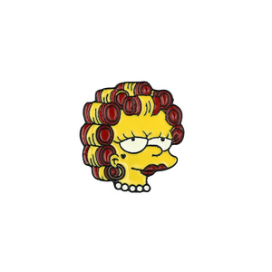 Gran oferta, insignia de Metal de Simpsons, diseño divertido, esmalte de Anime de dibujos animados para Pin de solapa para decoración de mochila escolar, regalo de joyería para láser - Product Image 2