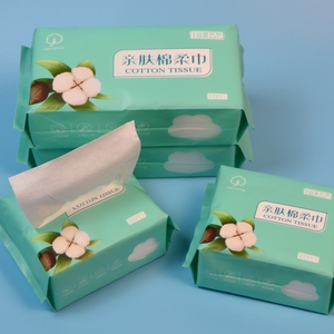 Oem siêu mềm 100% bông mặt mô cho hàng ngày làm sạch cho trẻ sơ sinh, tùy chỉnh dùng một lần Bông mặt mô - Product Image 4