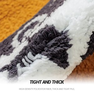 Dada Mềm Sợi Nhỏ Phim Hoạt Hình Mô Hình Động Vật Tắm Mat Non-Slip Thấm Nước Phòng Tắm Thảm Dễ Thương Xù Xù Tufted Tắm Sàn Mat - Product Image 3