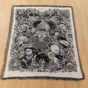 Hersteller-Großhandel für Maßgefertigte Gewebte Wandteppich-Decken, Anime-Jacquard-Baumwolldecken, Gewebte Picknickdecken mit Bild und Quasten - Product Image 4