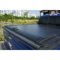 Couverture de benne de camion rétractable manuelle en aluminium pour Ford F150 2009-2014 SuperCrew, benne de 5,5 pieds