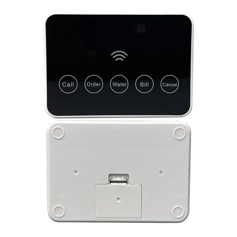 Touch Key Wireless Table Call Button Service Calling System For Fast Food Restaurant Set Caller Buzzer Button System