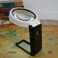 FUKAI TH-7058B 5X 25X Custom Colors 3 AAA Battery USB Powered Acrylic Lens Plastic 32 LED Luminous Handheld Large Magnifying 1