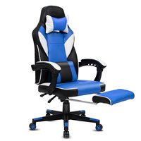 Chaise de jeu pivotante réglable avec support lombaire et appui-tête