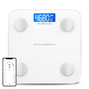 BL-2606 BMI Personal Weighing <strong>Wifi</strong> Body Fat Weight <strong>Scale</strong> Tempered Glass + ABS Plastic 1 Years LCD 26*26*2.5CM SILK-SCREEN - Product Image 1