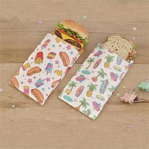 Wholesale Recyclable Greaseproof Gift Paper <b>Bag</b> Custom Logo Accepted White Brown Pink Paper <b>Bag</b> for Bread for Promotion - Product Image 6