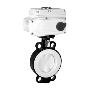 Actuador Motorizado de Hierro Fundido PN16 de 4 Pulgadas con Recubrimiento Completo de PTFE para Control de Agua - Product Image 3