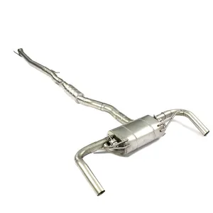 Thép không gỉ Van Muffler exhaust muffler ống xả cho Mercedes Benz cla45 A45 AMG 2.0T 2013-2015