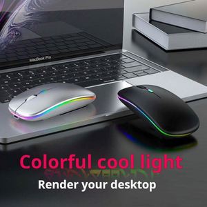 X509 <b>Wireless</b> Mouse Bt Rgb Rechargeable Mouse <b>Wireless</b> Computer Led Backlit Ergonomic Mouse for Laptop <b>Pc</b> - Product Image 2