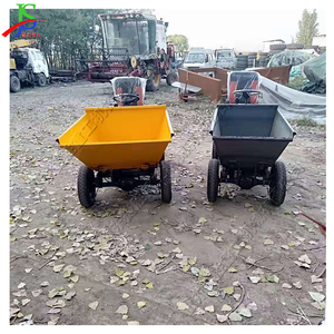Bouw Dump <span class=keywords><strong>Truck</strong></span> Feed Mest Removal Vrachtwagens In Boerderijen Vier-Wiel Elektrische As Winkelwagen - Product Image 3
