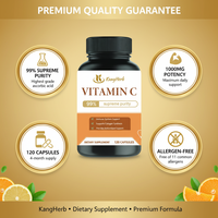 Capsules de Vitamine C en Gros de Marque Privée OEM 100% Haute Pureté avec Acide Ascorbique