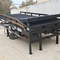 Rampe de quai hydraulique mobile pliable 6-15 tonnes, rampe de chargement de conteneurs robuste