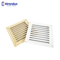 Grille d'aération carrée en acier et aluminium pour systèmes CVC, prix usine, pour ventilation