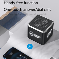 Enceinte audio sans fil en forme de cube avec entrée carte TF et AUX, multi-modes pour la maison, le bureau et l'ordinateur de bureau