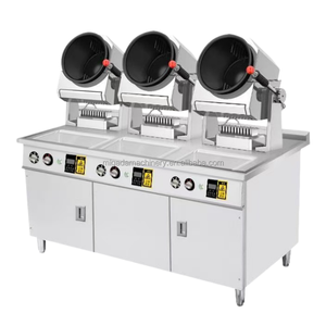 Machine <span class=keywords><strong>de</strong></span> cuisson intelligente commerciale automatique multifonctionnelle pour wok, équipement <span class=keywords><strong>de</strong></span> friture robotisé pour cantine et <span class=keywords><strong>cuisine</strong></span> <span class=keywords><strong>de</strong></span> restauration rapide - Product Image 6