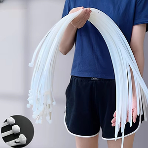 สายรัดเคเบิลแบบหนา ทนทานต่อรังสียูวี 100 ชิ้น 4 ขนาด สายรัดแบบล็อคตัวเอง สำหรับจัดระเบียบสายไฟ บ้าน สวน และกลางแจ้ง - Product Image 2