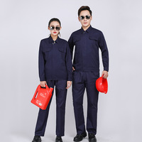 Ensemble de vêtements de travail d'été à manches longues avec logo personnalisé Costume de travail d'extérieur en coton pour hommes