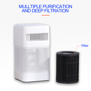 Purificateur d'air personnel USB portable mini <span class=keywords><strong>avec</strong></span> grille métallique, capteur de senteur corporelle, filtre HEPA véritable, purificateur d'air pour la maison et le <span class=keywords><strong>bureau</strong></span> - Product Image 5