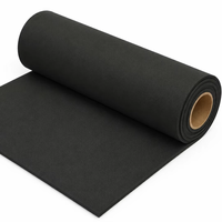 Mousses conductrices noires en PU, éponges en mousse nue plaquées nickel-cuivre PVD pour blindage EMI, mise à la terre ESD et étanchéité des armoires