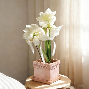 Vaso per <span class=keywords><strong>Fiori</strong></span> in Stile Romano Vintage con Rilievi in Ceramica Fatta a Mano, per Giardino <span class=keywords><strong>da</strong></span> Tavolo, <span class=keywords><strong>Balcone</strong></span> e <span class=keywords><strong>Piante</strong></span> Verdi <span class=keywords><strong>da</strong></span> Interno - Product Image 3