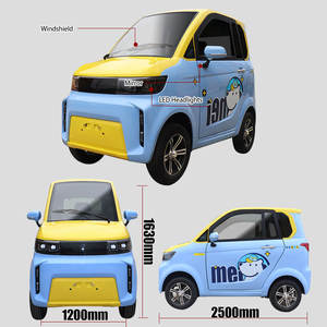 Ucuz sokak yasal elektrikli araçlar yetişkinler için dört tekerlekli elektrikli araba <span class=keywords><strong>3</strong></span> yolcu küçük elektrikli araba - Product Image 4