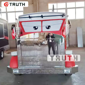Truth Trending Café al aire libre Barbacoa Freidora profunda Camión de remolque de comida Crepe eléctrico Café Calle <span class=keywords><strong>Pizza</strong></span> Camión de comida Carro de comida móvil - Product Image 3