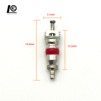 Valve de pneu Core100 pièces/plaque haute qualité Auto voiture rouge Bond allié pneu Valve tige noyau pour valves de pneu