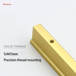 Handles Kitchen <strong>Pull</strong> Out <strong>Drawer</strong> Cabinet <strong>Pulls</strong> Furniture Door Handle Cupboard <strong>Drawer</strong> Knobs <strong>Pulls</strong> Aluminum Knob T Handle Gold - Product Image 5