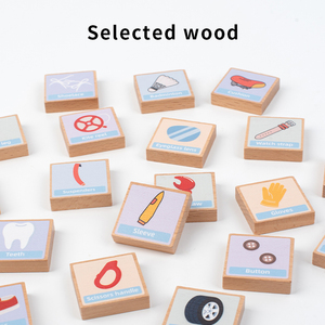 Nuovo <span class=keywords><strong>Gioco</strong></span> da Tavolo Interattivo in Legno Personalizzabile con Puzzle di Forme, Sviluppa le Capacità di Pensiero e Reazione dei Bambini - Product Image 4