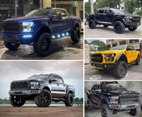 Kit carrosserie en acier pour Ford Ranger T6 T7 T8, mise à niveau vers F150 2018, kit de conversion Raptor avec pare-chocs et ailes