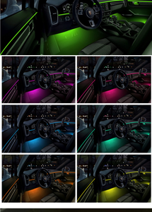 <span class=keywords><strong>DLS</strong></span> 12V Lumière d'ambiance universelle pour voiture, LED RGB multicolore dynamique à effet de poursuite, avec poignées en acrylique Symphony - Product Image 6