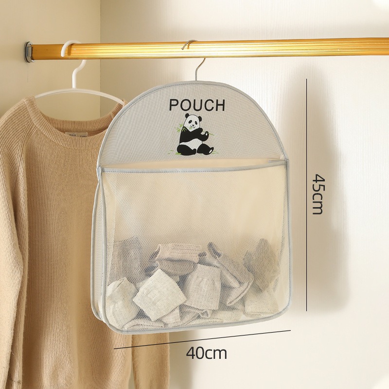 Gray single-layer panda