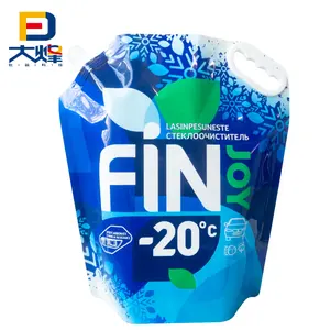 3.6kg 5kg Custom Washing Produce Plastic Liquid Packaging Stand Up Pouch Laundry Detergent Spout Pouch Bag