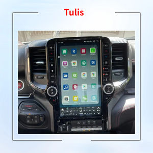 Tulis 13.6 "Android 12 <span class=keywords><strong>Tesla</strong></span> Style autoradio à écran Vertical pour Dodge Ram 2019- 2023 lecteur DVD stéréo Gps Navigation Carplay - Product Image 1