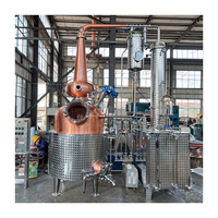 TW Professional Copper Pot Still Distiller-Équipement de distillation du whisky 100L avec colonne de cuivre (certifié CE/IECEX)