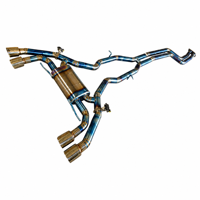 Tuyaux d'échappement Valvetronic Catback en titane pour BMW X3M F97 X4M F98 S58 3.0T avec commande à distance et embouts personnalisés