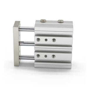 Cylindre à tige de guidage triaxiale TCL TCM/TCL 12/16/20/25/32/40/50x10x20x25x30x50x75, nouveau cylindre à impact en aluminium, roulement à piston, agricole - Product Image 2