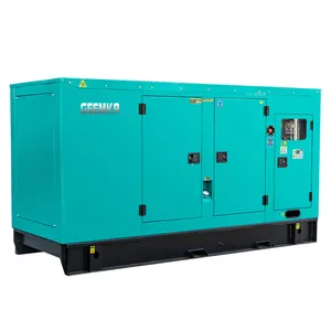 300KW 350KVA 400KVA 야외 백업 사일런트 4 륜 트레일러 장착 디젤 발전기