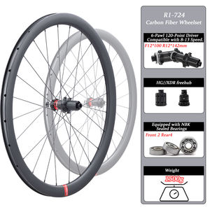 התאמה אישית של גוף אופניים מקרבון, נאבה לכביש Blazzen 724CRF, 24 חורים, עיצוב יוקרתי OEM - Product Image 3