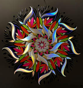 رقائق حبر ليزر معدنية من JINSUI لورق التلوين المتفاعل بختم ساخن للنسيج ، تأتي الصناديق الورقية على شكل لفة - Product Image 5