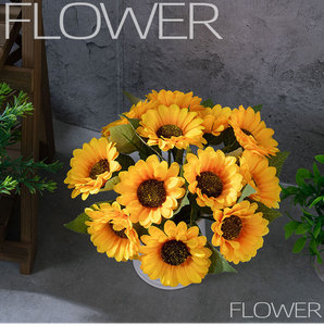 Nhà Sản Xuất Bán Buôn Hoa Nhân Tạo Hướng Dương Trang Chủ Trang Trí Đám Cưới Cho Hoa Sắp Xếp Đám Cưới Centerpieces - Product Image 2