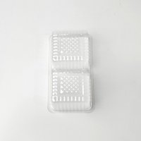 Petits plateaux en plastique jetables de haute qualité PET Blister processus conteneurs alimentaires polyvalents pour Cookie Biscuit chocolat sucre