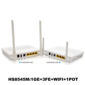 Generieke Gpon Onu Draadloze Onu 5dbi Xgpon 1ge 3fe 1 Potten 1usb Wifi 2.4G 8546M Echolife Router Modem