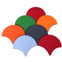 Feuilles Ginkgo 108 Couleurs Conception 3D Panneaux acoustiques colorés en fibre de polyester