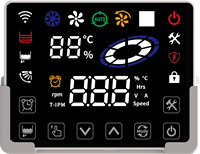 Système de commande de moteur de ventilateur BLDC LDC06C 110V 600W, kit complet avec panneau tactile LD62ER et télécommande, WIFI PFC en option
